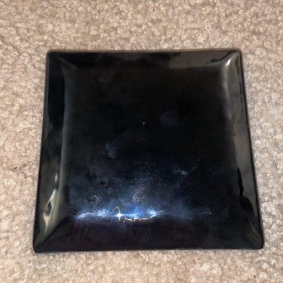 Vintage Japanese Storks Tutanka Enamel Trays Kitakyushu Schippo Yaki (set of 2) - Picture 3 of 3